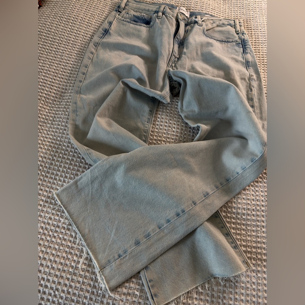 Frame le Jane crop high raise straight size 31